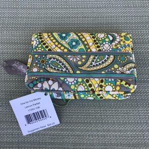 Vera Bradley Lemon Parfait Wallet NWT